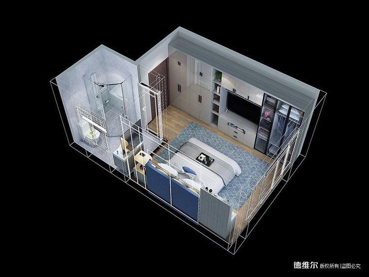 宜宾全屋定制家具案例效果图 宜宾全屋定制家具案例效果图
