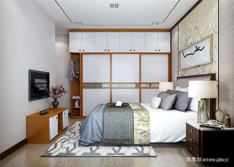 广州从化流溪御景03户型家具定制效果图